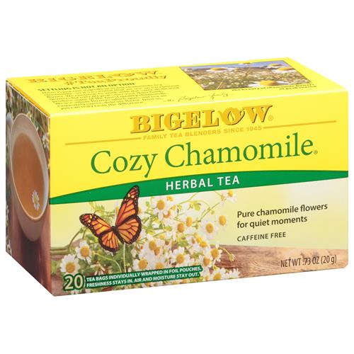 Bigelow, Cozy Chamomile Tea (Caffeine Free), 20 Count