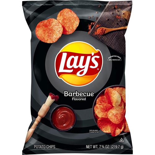 Lays Potato Chips, Barbecue Flavor, 7.75 Oz