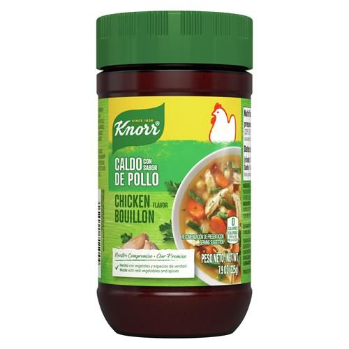 Knorr Chicken Flavor Bouillon For Sauces, Soups And Stews Granulated Fat And Cholesterol Free 7.9 Oz