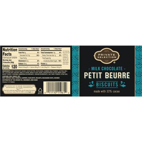 Private Selection Milk Chocolate Petit Beurre Biscuits 5.29 oz