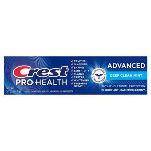Crest Pro-Health Advanced Deep Clean Mint Toothpaste, 5.1 Oz,