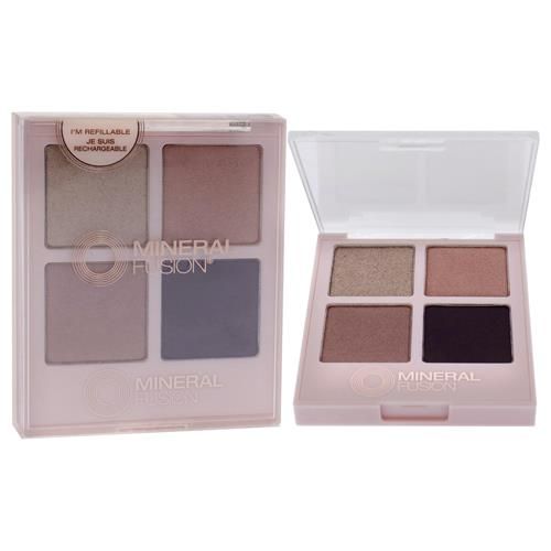 Mineral Fusion Eye Shadow Palette - Girls Night Out For Women - 0.25 Oz Eye Shadow (Refillable)