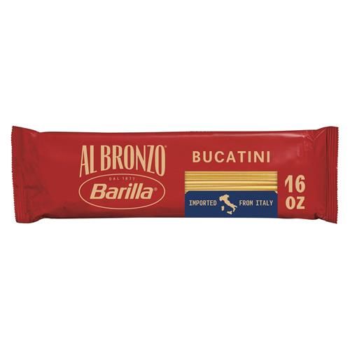 Barilla Al Bronzo Pasta, Bucatini, 16 Oz