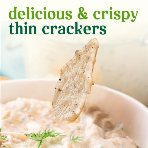 Simple Truth Gluten Free Sea Salt & Pepper Almond Crisps Crackers 3.5 oz