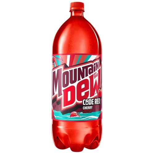 Mountain Dew Code Red, 2 Liter Bottle