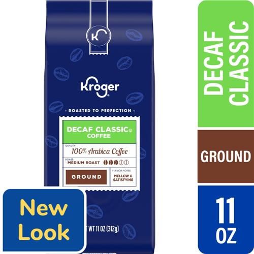 Kroger Decaf Classic Medium Roast Ground Coffee 11 oz
