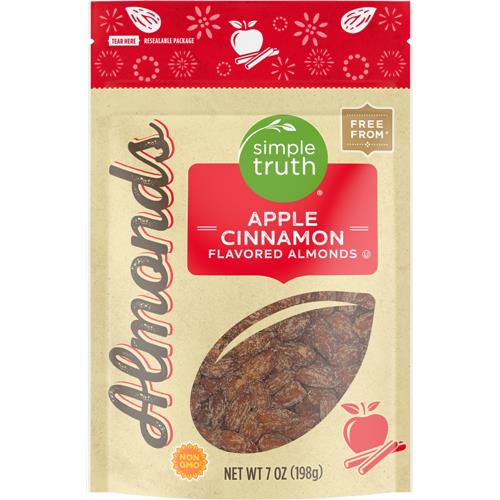 Simple Truth Apple Cinnamon Flavored Almonds 7 oz