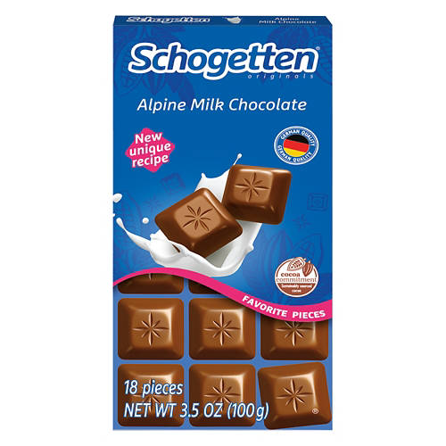 Schogetten Milk Chocolate, 3.5 oz