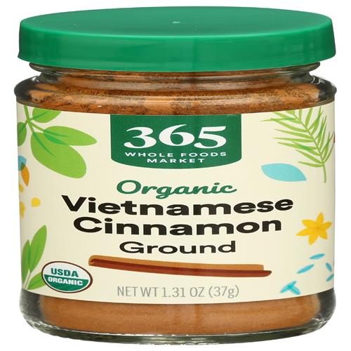 Whole Foods Market, Organic Vietnamese Cinnamon Ground, 1.31 Oz
