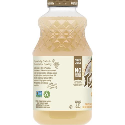 R.W. Knudsen Family Pineapple Coconut Juice Blend, 32 Ounces