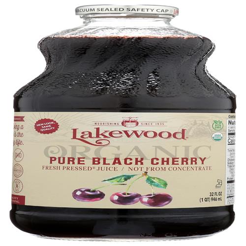Lakewood Organic Fresh Pressed Pure Black Cherry (1 X 32 Fl Oz)