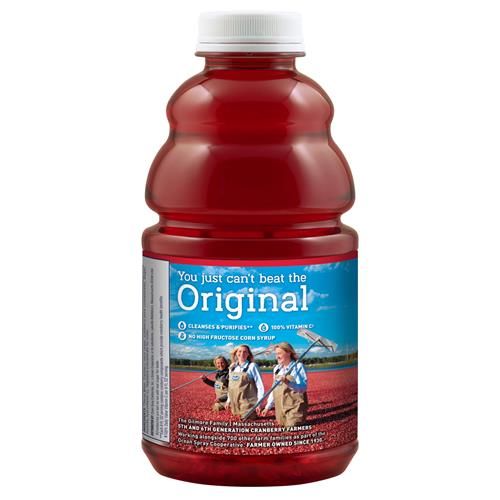 Ocean Spray Original Cranberry Juice Cocktail, 110 Calories Per Serving, 32 Ounce Bottle