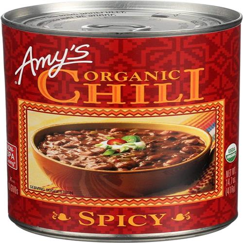 Amys, Chili Spicy Organic, 14.7 Ounce