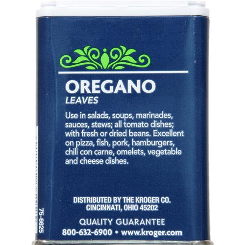 Kroger Oregano Leaves 0.5 oz