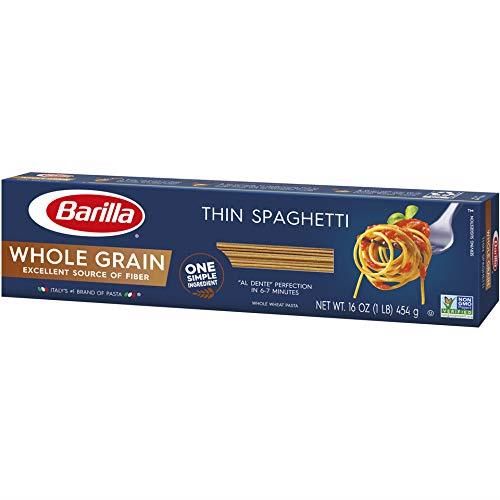 Barilla Whole Grain Pasta Thin Spaghetti, 16 Oz