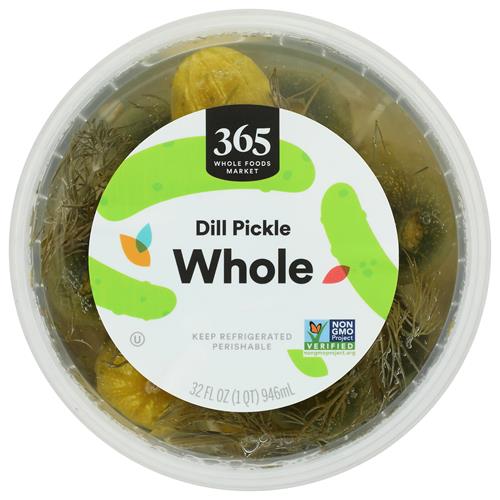 Whole Foods Market, Whole Dill Pickles, 32 Ounce
