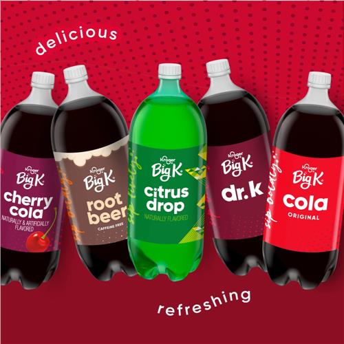 Big K Cola Soda Bottle 2 liter