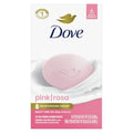Dove Beauty Bar Gentle Skin Cleanser Pink 6 Bars Moisturizing For Gentle Soft Skin Care More Moisturizing Than Bar Soap 3.75 Oz