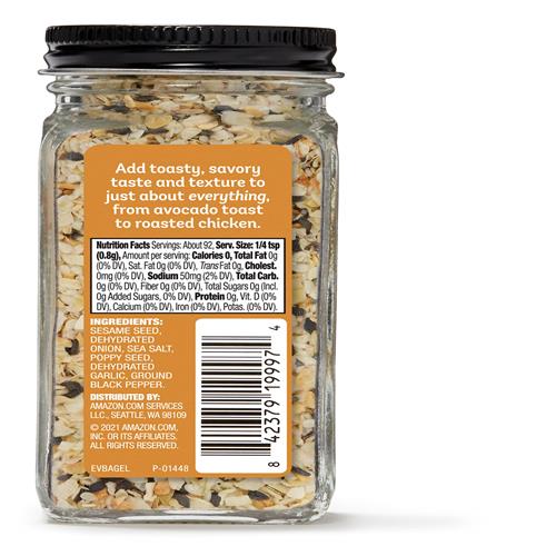 Aplenty, Everything Bagel Seasoning Blend, 2.6 Oz