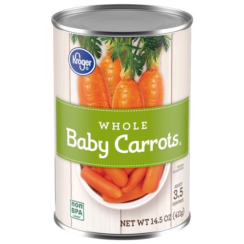 Kroger Canned Whole Baby Carrots 14.5 oz