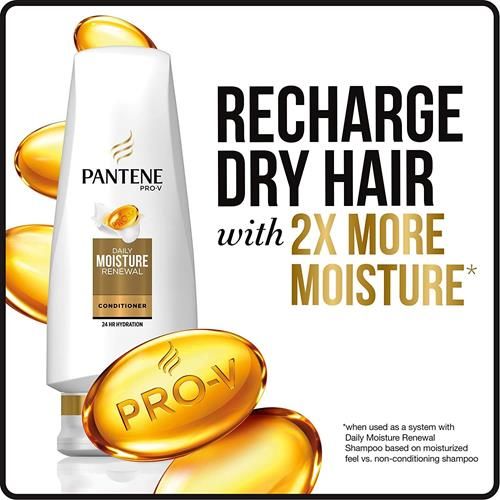 Pantene Pro-V Daily Moisture Renewal Conditioner, 3.38 Fl Oz