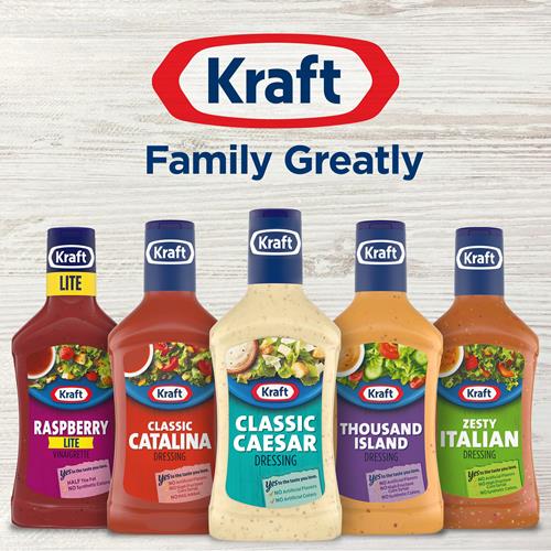 Kraft Salad Dressing, Caesar, 16 Oz