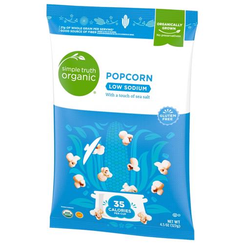 Simple Truth Organic Low Sodium Popcorn 4.5 oz