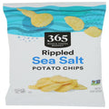 Whole Foods Market, Potato Chips Rippled Sea Salt, 8 Ounce
