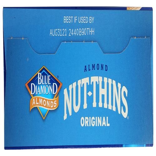 Blue Diamond Almond Nut-Thins, Nut And Rice Cracker -- 4.25