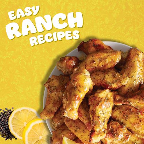 Hidden Valley Ranch Recipes Lemon Pepper Ranch Premium Recipe Mix, Bright Citrus Flavor With A Ranch Twist, 1 Packet (Package May Vary)