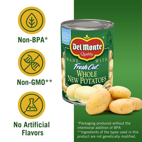 Del Monte Foods Whole New Potatoes, 14.5 Oz