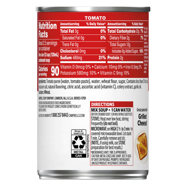Campbell's Condensed Tomato Soup, 10.75 oz Can