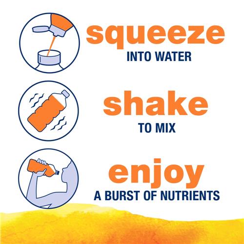 Kroger Vitamin Orange Tangerine Water Enhancer Bottle 1.62 fl oz