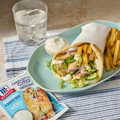Mccormick Greek Style Gyro Seasoning With Tzatziki Sauce Mix, 1.5 Oz