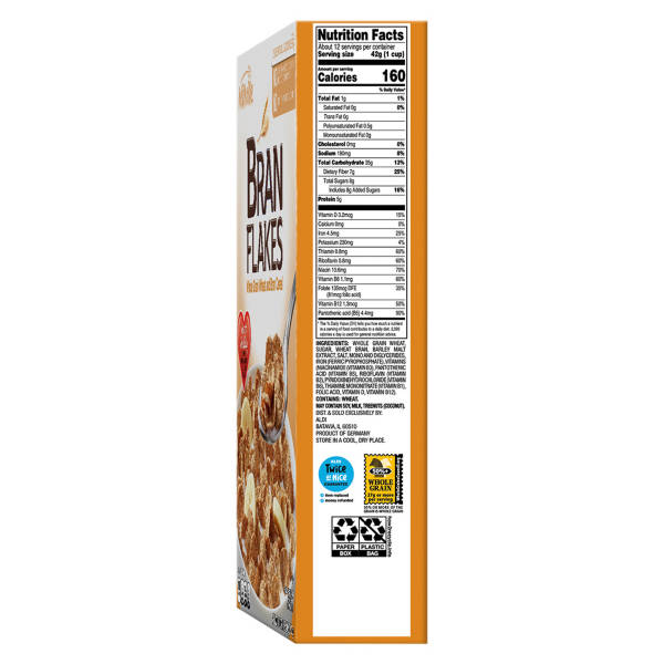 Millville Bran Flakes, 18 oz