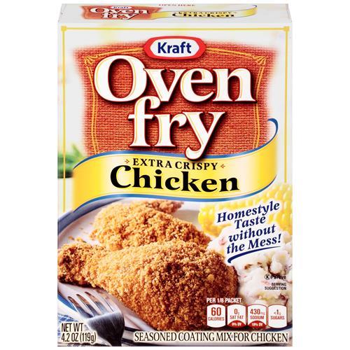 Kraft Oven Fry Extra Crispy Chicken Coating Mix, 4.2 Oz