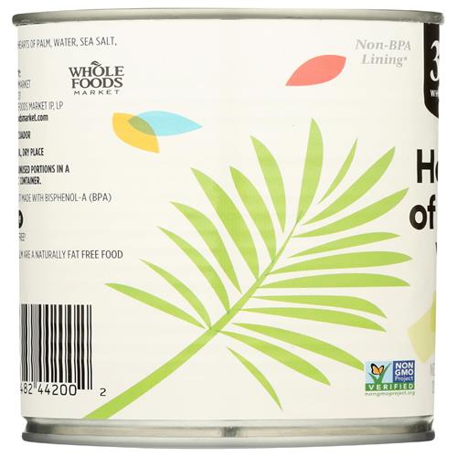 Whole Foods Market, Whole Hearts Of Palm, 14.1 Oz