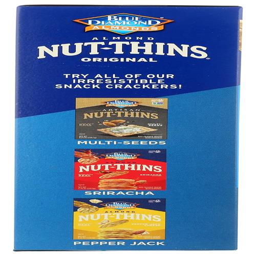 Blue Diamond Almond Nut-Thins, Nut And Rice Cracker -- 4.25