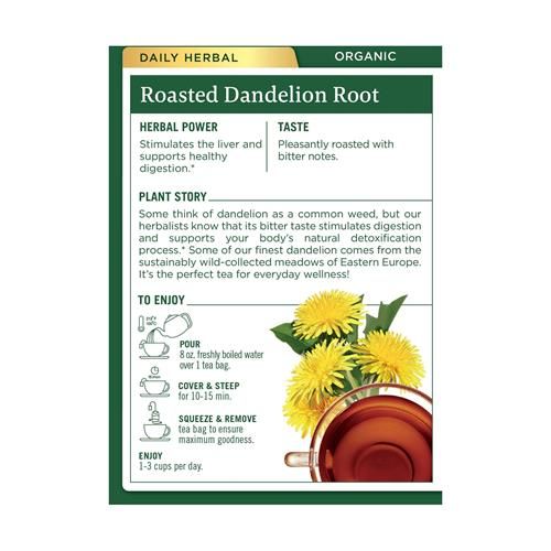 Traditional Medicinals, Tea Roasted Dandelion Root Organic, 16 Count