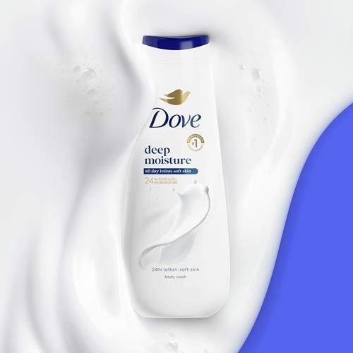 Dove Body Wash Deep Moisture For 24Hr Lotion-Soft Skin Moisturizing Skin Cleanser With No Sulfates No Parabens 20 Oz