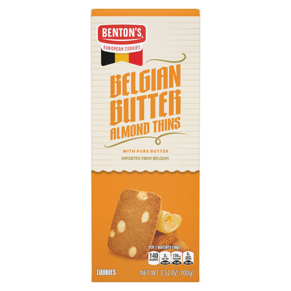 Benton's Belgian Butter Almond Thin Cookies, 3.52 oz