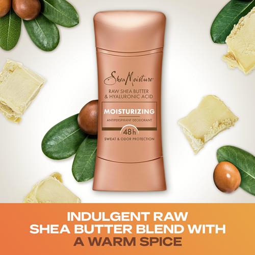 Sheamoisture Antiperspirant Deodorant Stick For 48Hr Sweat & Odor Protection Nourish With No Parabens & No Mineral Oil 2.6 Oz