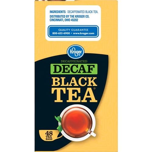 Kroger Decaffeinated Black Tea Bags 48 ct