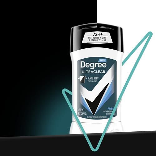 Degree Men Ultraclear Antiperspirant Deodorant Fresh 72-Hour Sweat & Odor Protection Antiperspirant For Men With Motionsense Technology 2.7 Oz