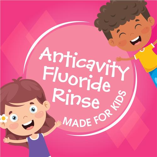 Kroger Kids Bubblegum Flavor Anticavity Fluoride Rinse 16.9 fl oz
