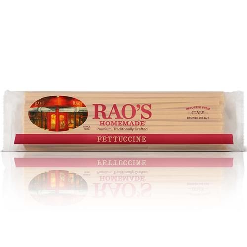Raos Homemade Fettuccini Pasta, 16Oz, Traditionally Crafted, Premium Quality, From Durum Semolina Flour, Traditional Bronze Die Cut, Imported From Italy