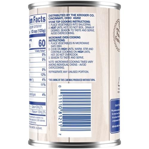 Kroger Garden Variety Canned Sweet Peas 15 oz