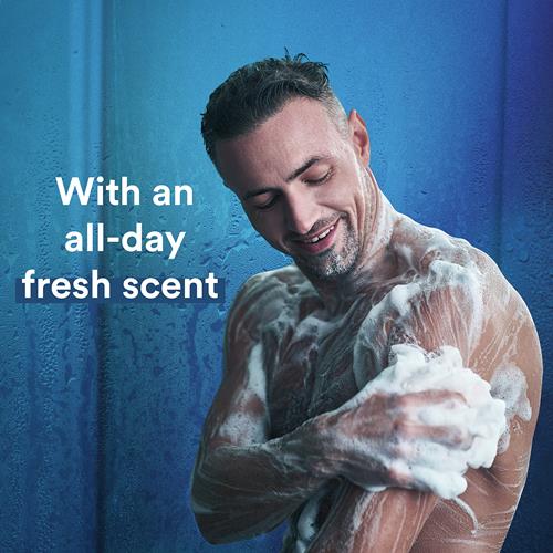 Suave Men Face & Body Wash, Refreshing Body Cleanser For Moisturized Skin, With An All Day Fresh Scent 18 Oz