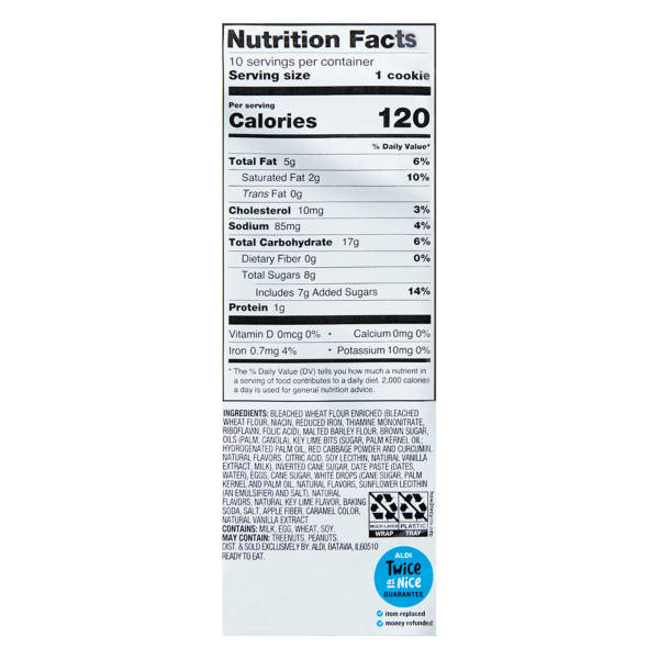 Benton's Key Lime Soft Baked Cookie - 10 oz