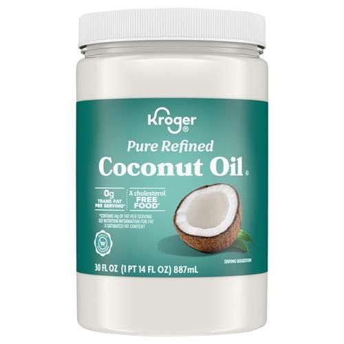 Kroger Pure Refined Coconut Oil 30 fl oz